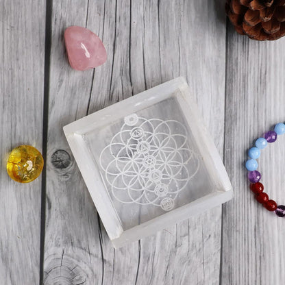 Selenite Box for Cleansing & Charging Bracelets