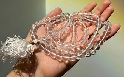 Clear Quartz Mala