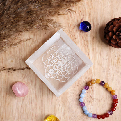 Selenite Box for Cleansing & Charging Bracelets