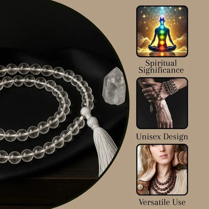 Clear Quartz Mala