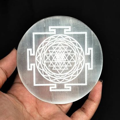 Zodiac Selenite Plate | Charging
