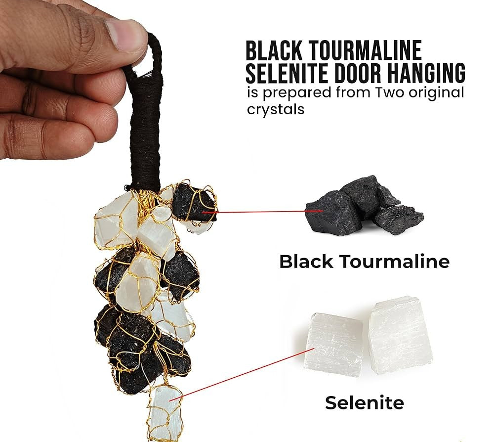 Selenite Door Hanging  - Set of 2