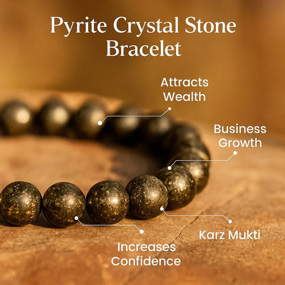 Pyrite Bracelet  -  Money Attraction