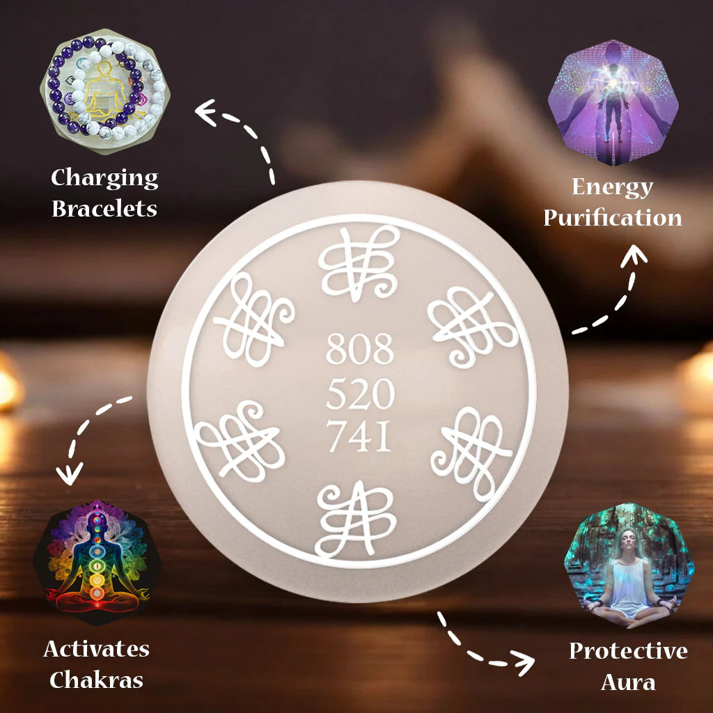 Zodiac Selenite Plate | Charging