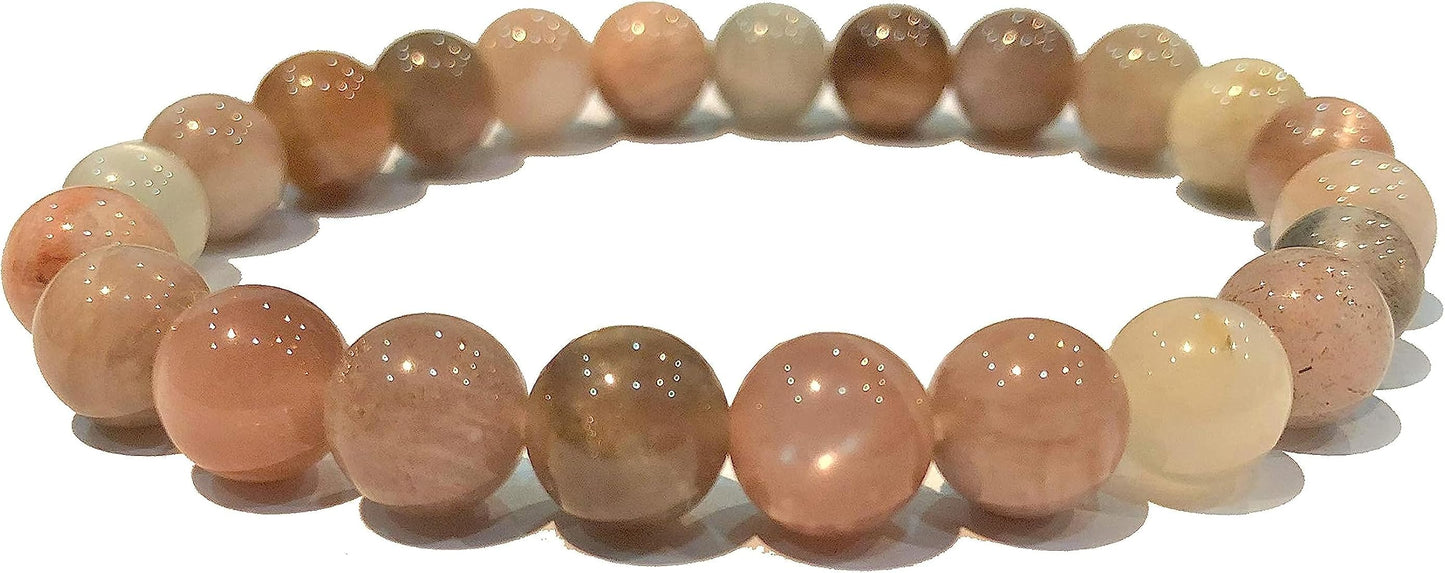 Peach Moonstone Bracelet