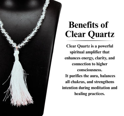 Clear Quartz Mala