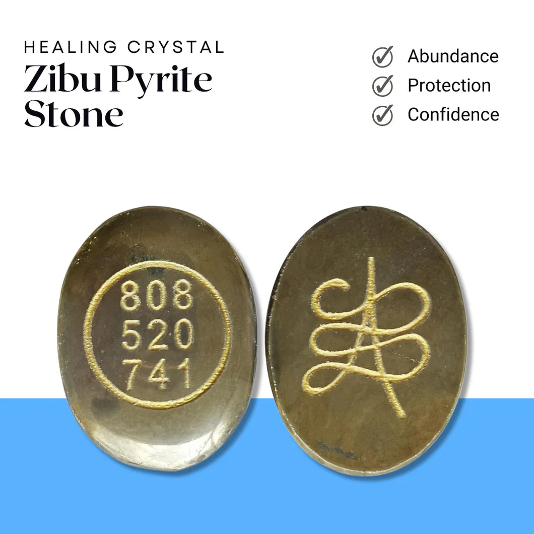 Pyrite Zibu Coin -  2 Pcs