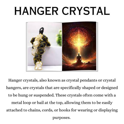 Selenite Door Hanging  - Set of 2