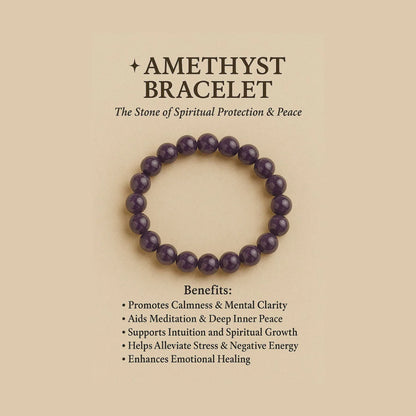 Amethyst Bracelet | Peace