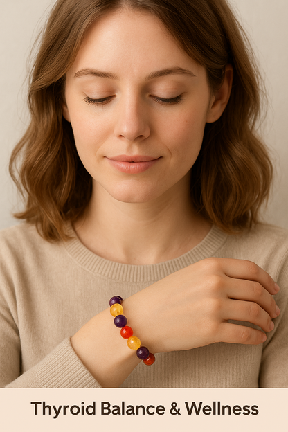 Bracelet for Thyroid Balance and Wellness