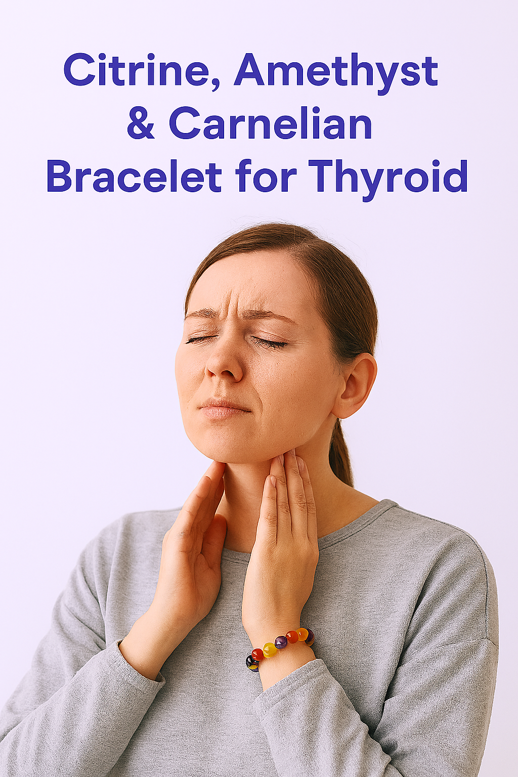 Bracelet for Thyroid Balance and Wellness