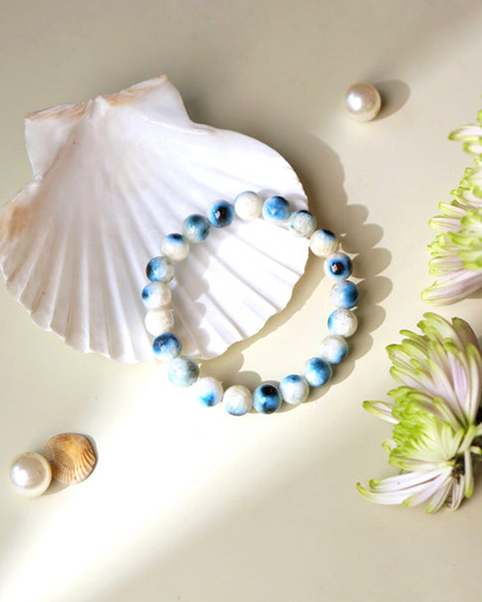 Natural Evil Eye | Blue Ice Glacierite