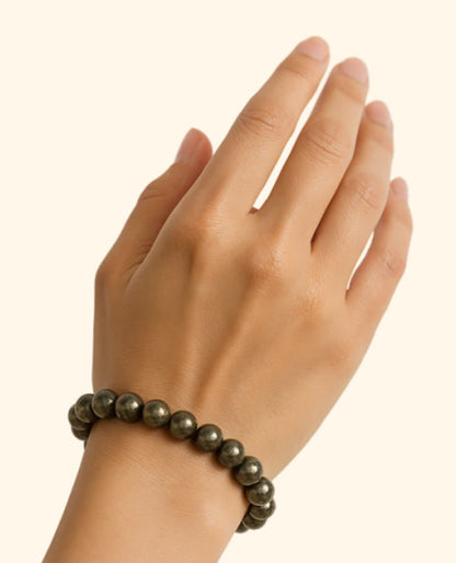 Pyrite Bracelet  -  Money Attraction