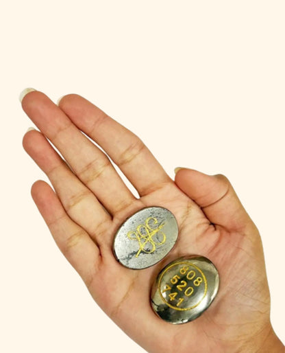 Pyrite Zibu Coin -  2 Pcs